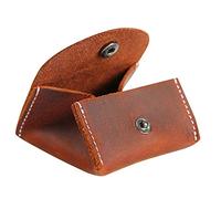 SAFIGLE Vintage Cuir de Étui pour Pouch à Écouteurs Cuir Design Élégant