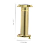 SAFIGLE Visionneuse de Porte Ajustable Verre Haute Définition avec Cache-œil Chat Doré Protection Vie Privée Adaptable pour Portes de Épaisseur pour Sécurité à Domicile