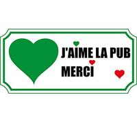 SAFIRMES Autocollant Sticker macbook Laptop Voiture Moto Boite aux a Lettre J'aime la pub