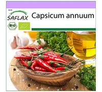 SAFLAX - BIO - Piment - De Cayenne long slim - 10 graines - Capsicum