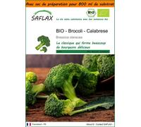 SAFLAX Garden in the bag - BIO - Brocoli - Calabrese - 100 graines - Brassica