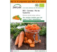 SAFLAX Garden in the bag - BIO - Carottes - Roi de l'automne - 1000 graines - Daucus