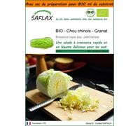 SAFLAX Garden in the bag - BIO - Chou chinois - Granat - 40 graines - Brassica