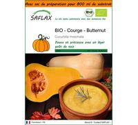 SAFLAX Garden in the bag - BIO - Courge - Butternut - 6 graines - Cucurbita
