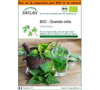 SAFLAX Garden in the bag - BIO - Grande ortie - 2000 graines - Urtica