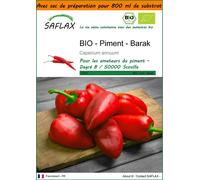 SAFLAX Garden in the bag - BIO - Piment - Barak - 15 graines - Capsicum