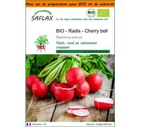 SAFLAX Garden in the bag - BIO - Radis - Cherry bell - 100 graines - Raphanus