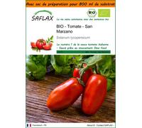 SAFLAX Garden in the bag - BIO - Tomate - San Marzano - 15 graines - Solanum