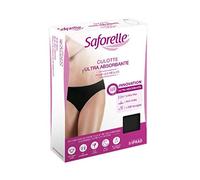 Saforelle Culotte Noire pour les Règles, Noir, L (Lot de 1)