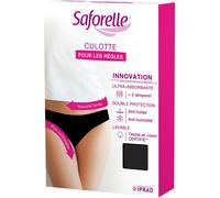 Saforelle Culotte Ultra Absorbante Noir Taille L