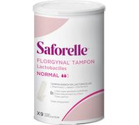 Saforelle Protections Tampon Florgynal Probiotique Normal Avec Applicateur 9 unités