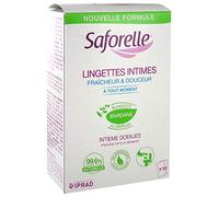 Saforelle : LINGETTES INTIMES INDIVIDUELLES (2 Boîtes de 10 lingettes en sachets individuels)(2)