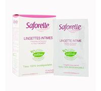 Saforelle : LINGETTES INTIMES INDIVIDUELLES ( Boîte de 10 lingettes en sachets individuels )