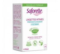 Saforelle Lingettes Intimes Sachet Individuel X10