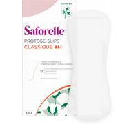 Saforelle Protèges-Slips Classiques Bio x 30 - Transpiration - Pharmacie en ligne LaSante.net