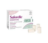 SAFORELLE - Soin Intime Apaisant Douceur et Protection pour Peaux Sensibles, Boîte de 4 savons - Lot De 3