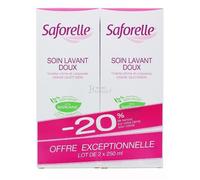 Saforelle Soin Lavant Doux 250 Ml X 2 Multicolore
