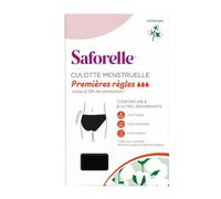 Saforelle Culotte Ultra Absorbante Premières Règles 12 Ans Taille XXS Pièce 1