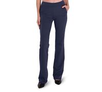 Safort 71cm/76cm/81cm/86cm Rntrejambe Régulier, Pantalon de Yoga avec Jambe Semi-évasée, Quatre Poches, Jambe Longue, Pantalon Evasé, Habillé, Deux Poches, Bleu, XL/Taille: 77.5-84cm/Hanche: 103-109cm