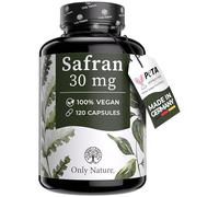 Safran Gélules 30 mg Affron® - 120 Gélules Vegan - Extrait de Safran 10:1 Crocus Sativus - Complément Alimentaire au Safran - Fabriqué en Allemagne & Testé en Laboratoire