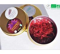 SAFRAN PISTILS 0,50gr, FRANCAIS, Millésime 2022, Certifié BIO, Médaille d'argent SIA 2019, Direct productrice