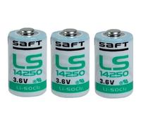 Saft Lot de 3 Piles LS14250 LS 14250, 3.6V Li-SOCI2