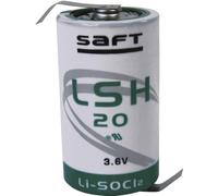 Saft LSH20HBG LSH 20 HBG Batterie spéciale Mono (D) Z-Loetfahne Lithium 3,6 V 13000 mAh 1 pièce