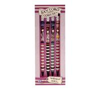 safta 1125GJ02 Lot de 4 porte-mines Gorjuss Cheshire Cat Unisexe Enfants Multicolore, multicolore, M