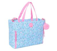 Safta VMB Paradis Sac pour ordinateur portable 14,1" avec poche, sac à dos, idéal pour enfants de différents âges, confortable et polyvalent, qualité et résistance, 54 x 17 x 31 cm, Bleu clair/rose
