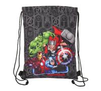 safta Avengers Vendetta - Sac à dos plat junior, idéal pour enfants de différents âges, confortable et polyvalent, qualité et résistance, 26 x 34 cm, Noir, M, Décontracté