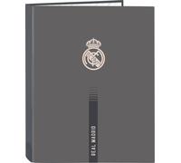 Safta 4 Rings Binder Real Madrid 3ª Equipacion 24/25 Classeur à anneaux Noir Noir One Size