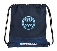Safta BATMAN LEGENDARY - Grand sac à dos plat pour enfants de différents âges, confortable et polyvalent, qualité et résistance, 35 x 40 cm, bleu marine, bleu marine, Estándar, Décontracté