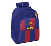 safta F.C. Barcelone 1ère équipe 25/26 - Sac à dos scolaire adaptable au chariot, sac à dos, idéal pour enfants de différents âges, confortable et polyvalent, qualité et résistance, 32 x 15 x 42 cm