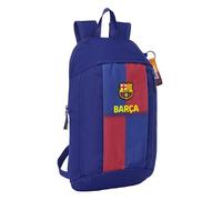 safta F.C. Barcelone 1ère équipe 25/26 - Mini sac à dos pour un usage quotidien, idéal pour les enfants de différents âges, confortable et polyvalent, qualité et résistance, 22 x 10 x 39 cm, Bleu