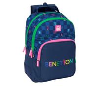 Safta Cartable trolley adaptable Benetton Damero G 20 L Bleu 27x33x10 cm