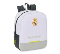 Safta Real Madrid Equiipacion 25/26 Sac à dos pour enfant, sac à dos d'école, adaptable à la poussette, idéal pour les jardins d'enfants, confortable et polyvalent, qualité et résistance, 22 x 10 x 10