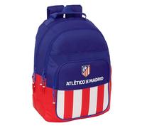 Safta Atlético de Madrid - Sac à dos scolaire pour enfants, idéal pour enfants de différents âges, confortable et polyvalent, qualité et résistance, 32 x 15 x 42 cm, Rouge, bleu, blanc, M, Décontracté