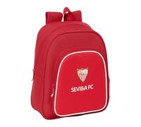 Safta Sevilla FC - Sac à dos pour enfants, idéal pour les enfants de différents âges, confortable et polyvalent, qualité et résistance, 28 x 10 x 34 mm, rouge, M, Décontracté