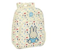 safta MIFFY BUDDY - Sac à dos pour enfant, adaptable au chariot, nettoyage facile, idéal pour les enfants de différents âges, confortable et polyvalent, qualité et résistance, 26 x 11 x 34 cm, Beige