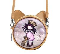 Safta Article, Mini bandoulière Ronde Gorjuss « Purrrrfect Love » Mixte Enfant, Multicolore, M