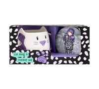 Safta Article, Set de Tasse et sous-Verres Gorjuss Smitten Kitten Mixte Enfant, Multicolore, M