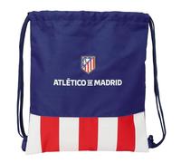 safta Atlético de Madrid - Grand sac à dos plat, idéal pour les enfants de différents âges, confortable et polyvalent, qualité et résistance, 35 x 40 cm, Rouge, bleu, blanc, M, Décontracté