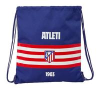 safta Atlético de Madrid - Grand sac à dos plat, idéal pour les enfants de différents âges, confortable et polyvalent, qualité et résistance, 35 x 40 cm