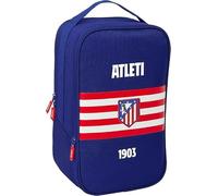 Safta Atlético de Madrid - Sac à chaussures double, multifonction, sac à chaussures, sport, extrascolaire, football, confortable et polyvalent, 21 x 16 x 36 cm
