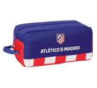 Safta ATLÉTICO DE Madrid - Sac à Chaussures Moyen, Polyvalent, Sac à Chaussures, Sport, extrascolaire, Football, Confortable et Polyvalent, 34 x 18 x 15 cm, Rouge, Bleu, Blanc, M, Décontracté