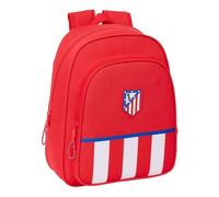 safta Atlético de Madrid - Sac à dos scolaire pour enfants, idéal pour enfants de différents âges, confortable et polyvalent, qualité et résistance, 27 x 10 x 33 cm, couleur rouge, rouge, Estándar,