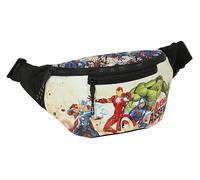 Safta Avengers Forever Sac Banane avec Poche extérieure, idéal pour Jeunes et Enfants de différents âges, Confortable et Polyvalent, qualité et résistance, 23 x 9 x 12 cm, Multicolore, Multicolore,