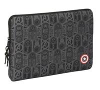 safta Avengers Vendetta - Housse pour ordinateur portable 15,6", idéale pour enfants de différents âges, confortable et polyvalente, qualité et résistance, 39,5 x 3,5 x 27,5 cm, Noir, M, Décontracté