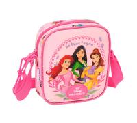 PRINCESAS DISNEY - Petit sac à bandoulière pour enfant, idéal pour les enfants de 5 à 14 ans, confortable et polyvalent, qualité et résistance, 16 x 4 x 18 cm