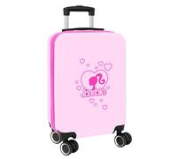 safta Barbie Painterly Trolley de Cabine 20 Pouces Valise à roulettes Cadenas de sécurité Valise légère 34,5 x 20 x 55 cm, Rose/Bleu Ciel, M, Décontracté